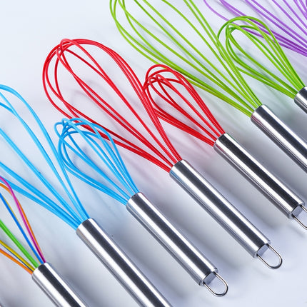10 PCS Silicone Egg Beater Home Egg Mixer Kitchen Gadgets Cream Baking Tools