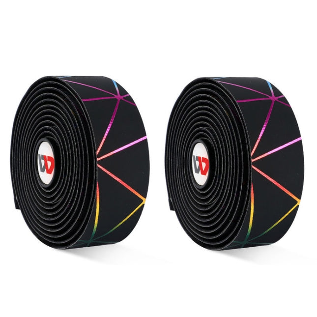 1 Pair WEST BIKING YP0804059 Road Bike Color Line Bar Belt PU Non-Slip Riding Bar Belt - DealBuddy