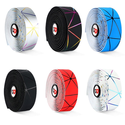 1 Pair WEST BIKING YP0804059 Road Bike Color Line Bar Belt PU Non-Slip Riding Bar Belt - DealBuddy