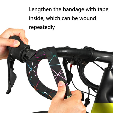 1 Pair WEST BIKING YP0804059 Road Bike Color Line Bar Belt PU Non-Slip Riding Bar Belt - DealBuddy