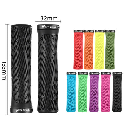 1 Pair WEST BIKING YP0804061 Bicycle Anti-Slip Shock Absorber Grip Mountain Bike Rubber Handlebar Cover, YP0804061, YP0804061 Grass - DealBuddy