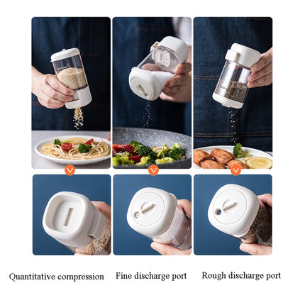 Marbrasse Metering Seasoning Box Pressing Type Seasoning Bottle Rotary Sealing Household Kitchen Seasoning Can