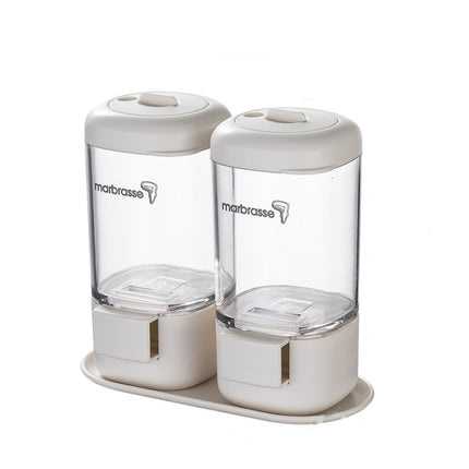 Marbrasse Metering Seasoning Box Pressing Type Seasoning Bottle Rotary Sealing Household Kitchen Seasoning Can, Single, Metering - DealBuddy