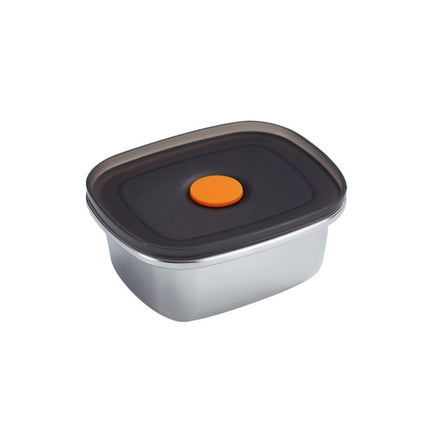 Refrigerator Fruit Fresh-Keeping Box 304 Stainless Steel Sealed Lunch Box, 250ml, 450ml, 600ml, 1000ml - DealBuddy