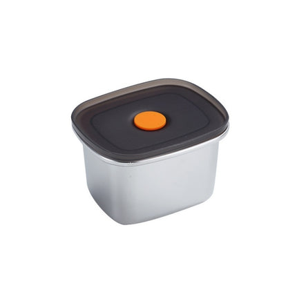 Refrigerator Fruit Fresh-Keeping Box 304 Stainless Steel Sealed Lunch Box, 250ml, 450ml, 600ml, 1000ml - DealBuddy