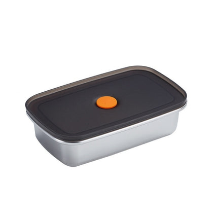 Refrigerator Fruit Fresh-Keeping Box 304 Stainless Steel Sealed Lunch Box, 250ml, 450ml, 600ml, 1000ml - DealBuddy