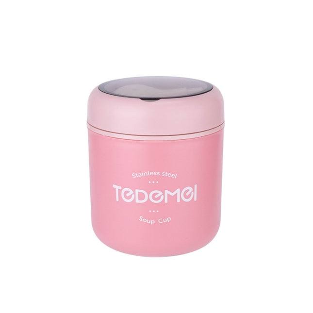 Portable Thermal Insulation Sealed Soup Cup With Lid Breakfast Lunch Box For Office Workers, Pink, Blue, Green - DealBuddy