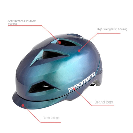 PROMEND 12H19 Summer Cool Motorcycle Riding Half Helmet Helmet Outdoor Off-Road Helmet With Tail Light - DealBuddy