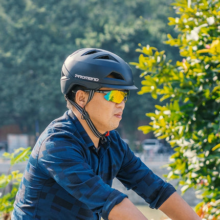 PROMEND 12H19 Summer Cool Motorcycle Riding Half Helmet Helmet Outdoor Off-Road Helmet With Tail Light - DealBuddy