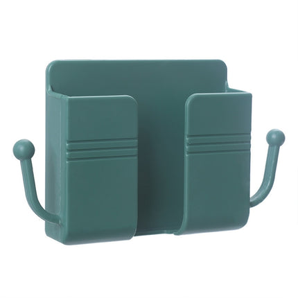 10 PCS Wall-Mounted Remote Control Storage Box Bedside Mobile Phone Charging Stand, 10 PCS White, 10 PCS Yellow, 10 PCS Green, 10 PCS Blue, 10 PCS Pink - DealBuddy