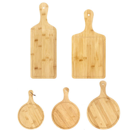 Bamboo Hot Pot Wooden Board Tableware Beef And Lamb Tray Hot Pot Shop Supplies, Rectangular 4020, Rectangular 4516, Circular 3624, Circular 3826, Circular 4429 - DealBuddy