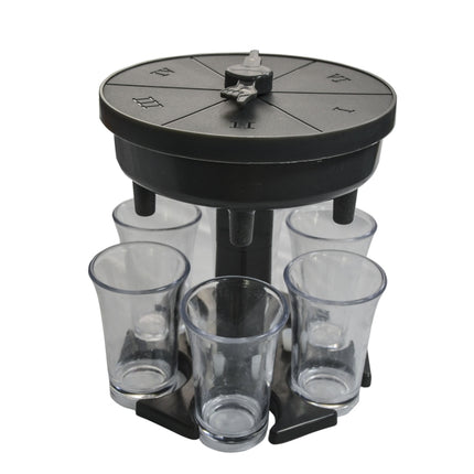 6 Cups Wine Dispenser Automatic Diversion Wine Pourer With Game Turntable, Style:, Round Blue with Transparent Cup, Round Blue with Color Cup, Round Gray with Transparent Cup, Round Gray with Color Cup, Round Brown with Transparent Cup                 ... - DealBuddy
