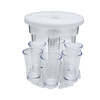 Hexagon Transparent with Transparent Cup