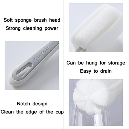 Baby Bottle Vacuum Cup Sponge Long Handle Brush Household Cleaning Brush - DealBuddy