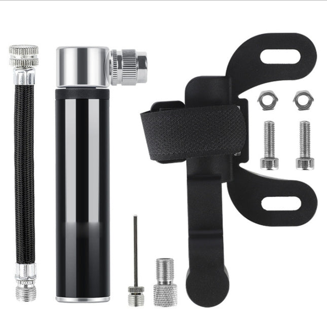 Manual Mini Portable Bicycle Aluminum Alloy Pump Basketball Football Inflatable Cylinder - DealBuddy