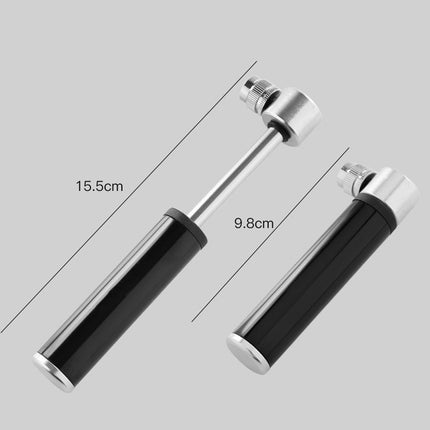 Manual Mini Portable Bicycle Aluminum Alloy Pump Basketball Football Inflatable Cylinder - DealBuddy