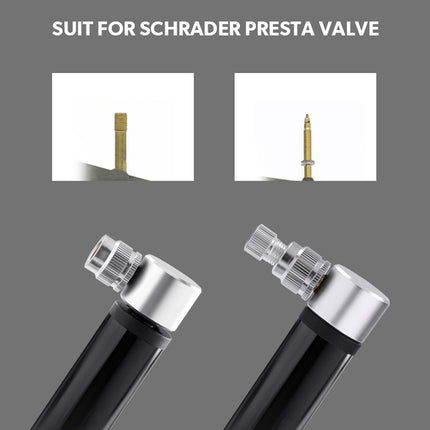 Manual Mini Portable Bicycle Aluminum Alloy Pump Basketball Football Inflatable Cylinder - DealBuddy