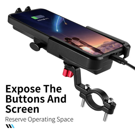 WEST BIKING  Bike Mobile Phone Holder Aluminum 360 Rotatable Electric Bike Scooter Motorcycle Phone Stand,Style: - DealBuddy