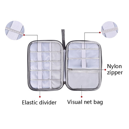 Data Cable Storage Box Waterproof Digital Package Charging Earphone Storage Box U Disk Multi-Function Finishing Box