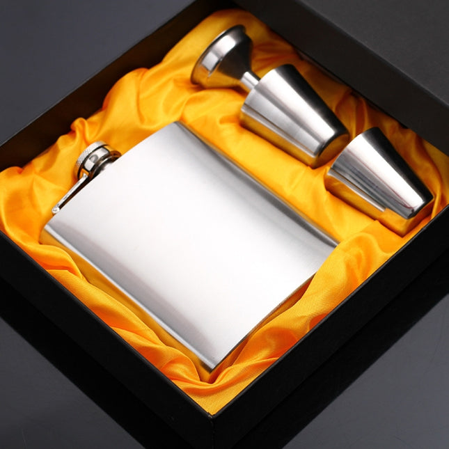 Portable Stainless Steel Hip Flask Set With Wine Glass Funnel, 7OZ Yellow Grunge, 7OZ Gray Grunge, 7OZ Jack Yellow Grunge, 7OZ Jack Gray Grunge, 7OZ Jack Black Core - DealBuddy