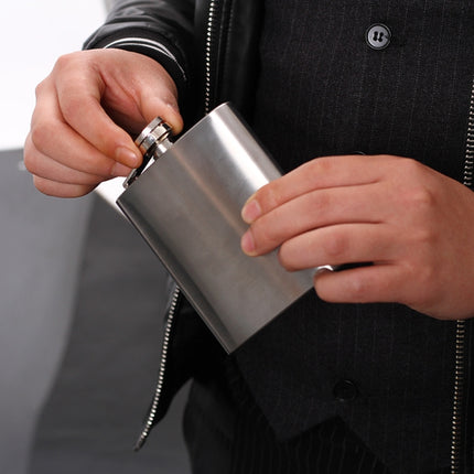 Portable Stainless Steel Hip Flask Set With Wine Glass Funnel