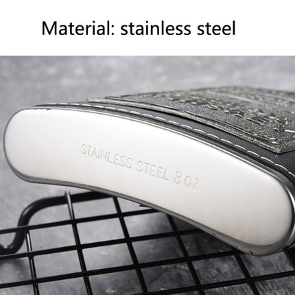 Portable Stainless Steel Hip Flask Set With Wine Glass Funnel, Style:, 8OZ New Jack Patch Core, 8OZ Old Jack Patch Core, 8OZ Old Man Patch Core, 8OZ Yellow Floral Pattern Core, 7OZ Black Leather Jack Gray, 7OZ Yellow Leather Jack Old Man Gray          ... - DealBuddy