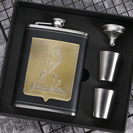 Portable Stainless Steel Hip Flask Set With Wine Glass Funnel, Style:, 8OZ New Jack Patch Core, 8OZ Old Jack Patch Core, 8OZ Old Man Patch Core, 8OZ Yellow Floral Pattern Core, 7OZ Black Leather Jack Gray, 7OZ Yellow Leather Jack Old Man Gray          ... - DealBuddy