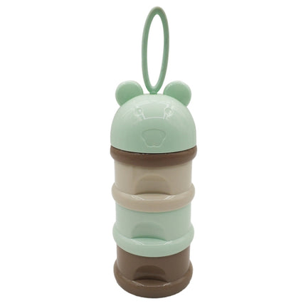 3 Layer Frog Style Portable Baby Food Storage Box Cartoon Milk Powder Box, Blue, Green, Purple - DealBuddy