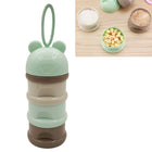 3 Layer Frog Style Portable Baby Food Storage Box Cartoon Milk Powder Box, Blue, Green, Purple - DealBuddy