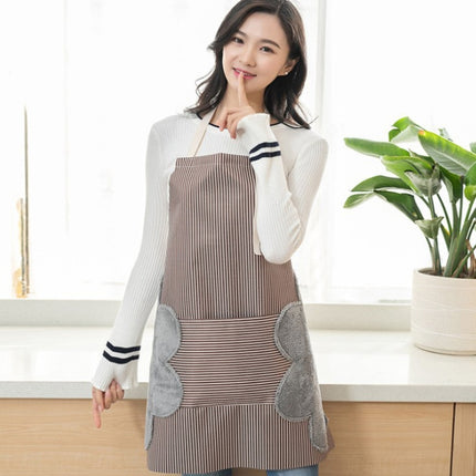 Home Hand-Wiping Apron Waterproof Home Kitchen Waist