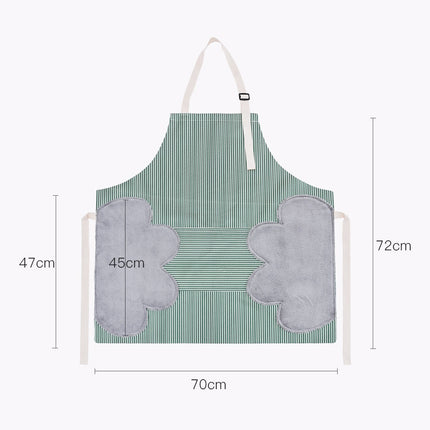 Home Hand-Wiping Apron Waterproof Home Kitchen Waist