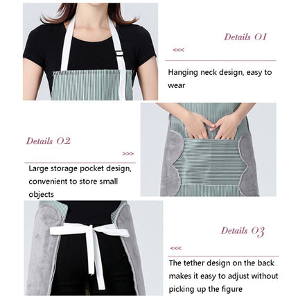 Home Hand-Wiping Apron Waterproof Home Kitchen Waist