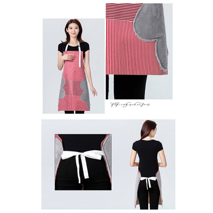 Home Hand-Wiping Apron Waterproof Home Kitchen Waist