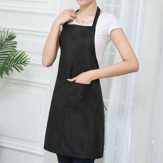 2 PCS 0058 Cafe Nail Shop Waterproof Apron Polyester Material Home Work Apron