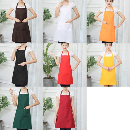 2 PCS 0058 Cafe Nail Shop Waterproof Apron Polyester Material Home Work Apron