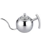 Hand Flush Pot Mocha Coffee Pot Stainless Steel Coffee Pot European Style Stainless Steel Teapot With Strainer, 1L, 0.85L - DealBuddy