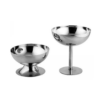 Stainless Steel Ice Cream Cup Ice Cream Goblet Bar Wine Glass, Specification：