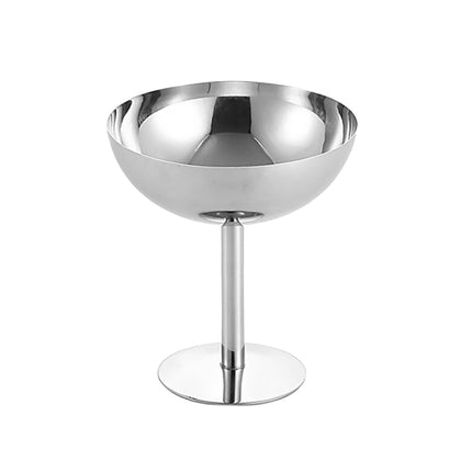 Stainless Steel Ice Cream Cup Ice Cream Goblet Bar Wine Glass, Specification：