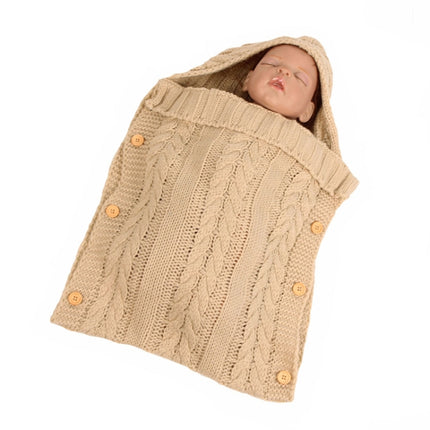 Zzsd0002 Autumn / Winter Baby Knitted Woolen Button Sleeping Bag Photography Blanket Stroller Sleeping Bag, Zzsd0002 Black, Zzsd0002 Beige, Zzsd0002 Sapphire, Zzsd0002 Cream White, Zzsd0002 Big Red, Zzsd0002 Dark Gray