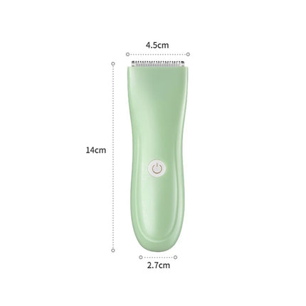 Infant And Children Hair Clipper Electric Hair Clipper Rechargeable Shaving Cutter, Green, Pink - DealBuddy