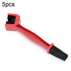 1 Set BG-7168 Bicycle And Motorcycle Cleaning Brush Three-Sided Chain Brush, Colour: Blue + Small Brush