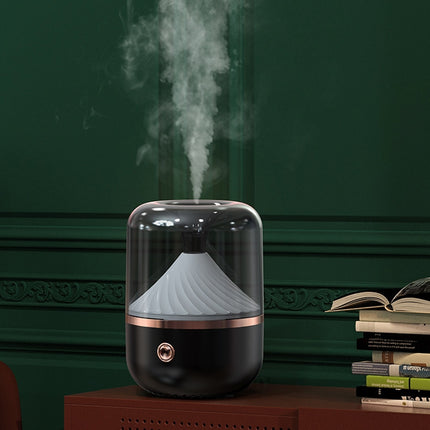 HX-930 Home Bedroom Round Mirror Essential Oil Aromatherapy Machine Ultrasonic Atomization Hydrating Spray Humidifier
