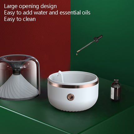 HX-930 Home Bedroom Round Mirror Essential Oil Aromatherapy Machine Ultrasonic Atomization Hydrating Spray Humidifier, Black, White, Green - DealBuddy
