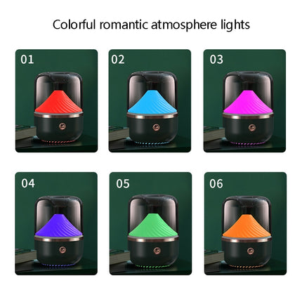 HX-930 Home Bedroom Round Mirror Essential Oil Aromatherapy Machine Ultrasonic Atomization Hydrating Spray Humidifier, Black, White, Green - DealBuddy