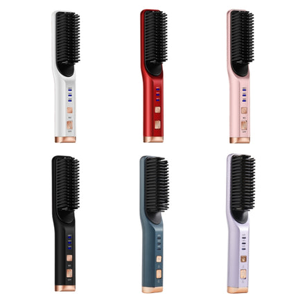 2 In 1 Curling And Straightening Dual-Use Mini Multi-Function Hair Straightener, Colour :, White, Red, Pink, Black, Blue, Purple - DealBuddy