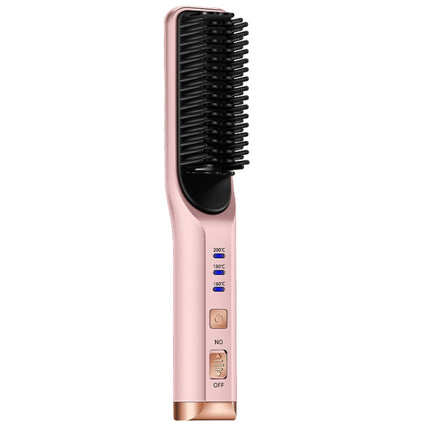2 In 1 Curling And Straightening Dual-Use Mini Multi-Function Hair Straightener, Colour :, White, Red, Pink, Black, Blue, Purple - DealBuddy