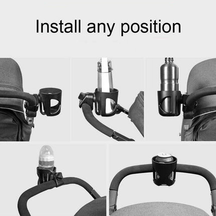 J4035 Stroller Cup Rapid Fixed Stroller Bottle Frame ABS Stroller Water Cup Rack