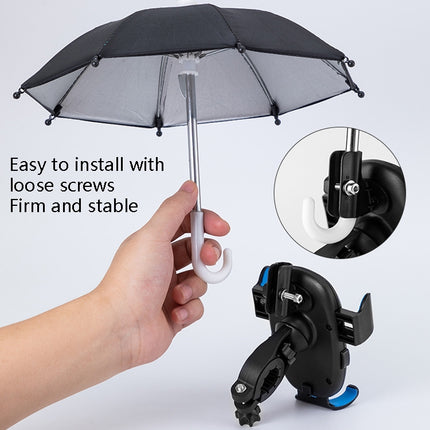 CYCLINGBOX BG-2935 Bicycle Mobile Phone Bracket With Umbrella Waterproof Navigation Electric Car Mobile Phone Frame, Style: - DealBuddy