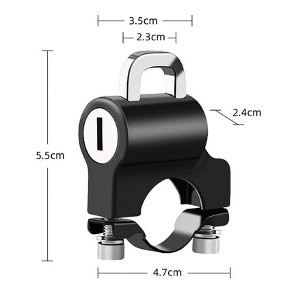 Electric Car Helmet Lock Anti-Theft Fixed Multi-Function Lock Bicycle Handle Fixed Helmet Anti-Theft Lock Helmet Lock - DealBuddy
