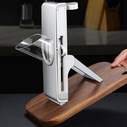Hand Cutting Cutter Kitchen Lever Slicer Pressing Grater, Simple Gray, Simple Blue - DealBuddy